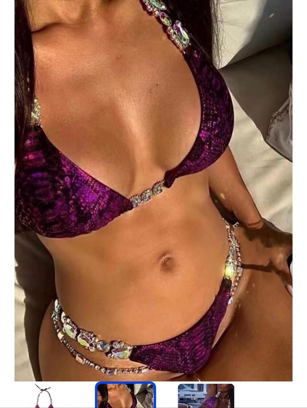 Bikini Crush Tulum Bikini Top M/Bottom Large